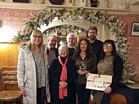 From left to right – Sue Pickard, Pete Hayselden, Meg Hayselden, Martin Campbell, Victoria Hopper (owner), Nigel Hopper (owner), Amanda (staff)